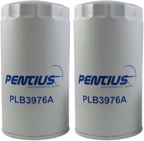 PLB3976A Red Premium Line Spin-On Oil Filter for Dodge Pickup, Ram 2500/3500 Turbo Diesel 5.9L (Pack of 2) in Saudi Arabia