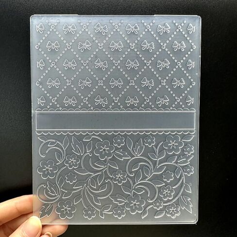 قالب مجلد 3D من قسمة القوس والزهور الصغيرة 4.7x5.91 بوصة لصنع البطاقات تصنع الورق المصنوع من الورق المصنوع يدويًا مصنوعة يدويًا لمستلزمات الفنون in Saudi Arabia