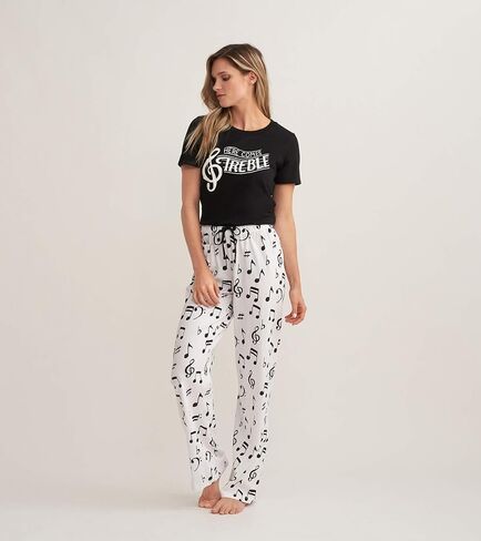Little Blue House By Hatley Women's LBH Pajama Pants - Music Notes,Music Notes, Small in Saudi Arabia