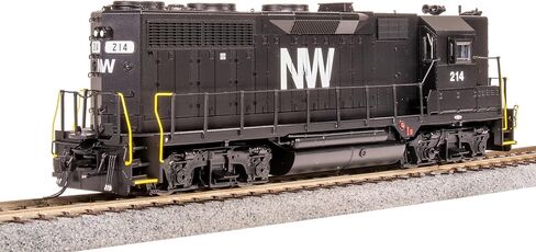 Broadway Limited 8935 EMD GP35 ، N & W 203 ، Black W/White ، High Hood ، Paragon4 Sound/DCC/DC ، HO in Saudi Arabia