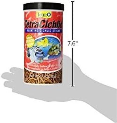 الأسماك الرباعية العائمة الكريات cichlid 6 أوقية ، نظام غذائي متوازن غذائي (77063) in Saudi Arabia