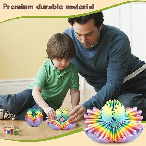 ألعاب الترس في لعبة التغلب للأطفال البالغين ثلاثي الأبعاد المطبوعة الإجهاد تخفيف التروس لمكتب Office Desk Christmas Stoing Stakings Easter Faullers Higders (Sunset Radiant ، 2.5 inch) in Kuwait