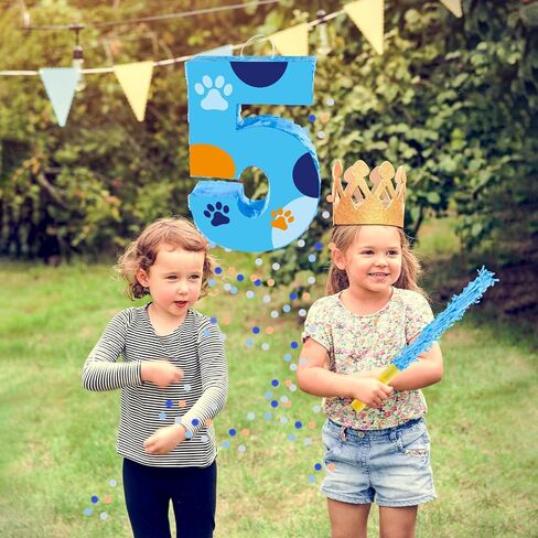 16 بوصة رقم 3 كلب paw بيناتا مع 16 بوصة piñata عصا عصا العصا عيبون لصبي فتاة الأطفال 3rd حفلة عيد ميلاد (3) in Kuwait