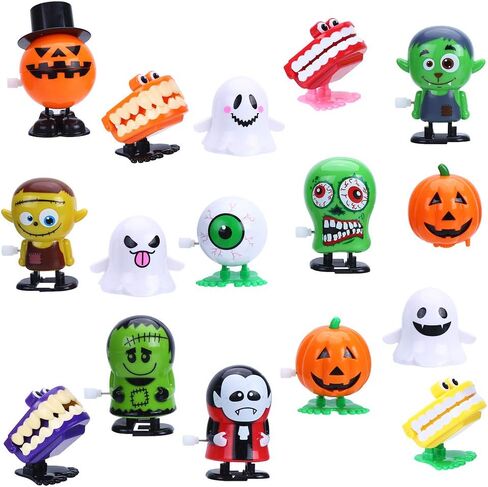 CCINEE 16pcs Wind-up Toys Assorted Clockwork Toys Supply for Halloween Party Favor Goody Bag Filler in Saudi Arabia