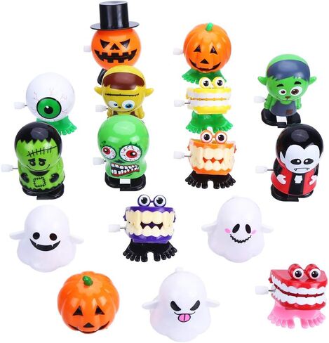CCINEE 16pcs Wind-up Toys Assorted Clockwork Toys Supply for Halloween Party Favor Goody Bag Filler in Saudi Arabia