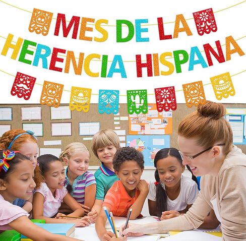 Mes De La Herencia Hispana Banner Hispanic Heritage Month Decorations Happy National Hispanic Heritage Month Party Supplies Latin American Theme Celebration in Kuwait