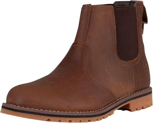 Timberland Men's Chelsea Boots, Black Full Grain, 10 in Saudi Arabia