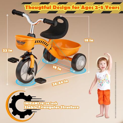 دراجة ثلاثية العجلات للأطفال الصغار 1-3 من 3-5 سنوات ، وليونيكورن رضيع دراجة Bike Baly Bike مع عجلات الإضاءة الملونة وسرات كبيرة ، وهدية عيد ميلاد ولعب 1 2 3 4 4 سنوات الفتيات in Kuwait