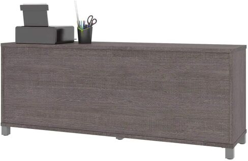 Bestar Pro-Linea Credenza مع درجتين ، 72W ، اللحاء الرمادي in Kuwait