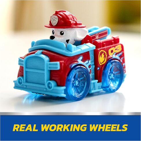 PAW Patrol Pup Squad Racers, 6-Pack of PAW Patrol Vehicles with Chase, Marshall, Skye, Rubble, Rocky, & Zuma, Kids Toys for Boys & Girls Ages 3 and Up in Kuwait