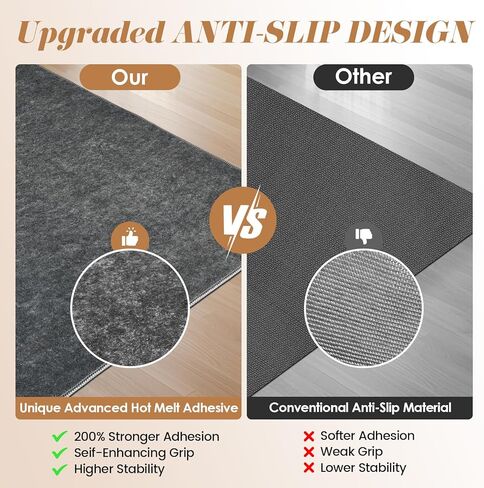 Office Chair Mat Desk Chair Hardwood Mat, Under Chair Mat for Rolling Chair for Home Gaming Tile Floor,Large Floor Protector Rug,Anti-Slip, Fauxwool Material(Blue, 48x60) in Kuwait