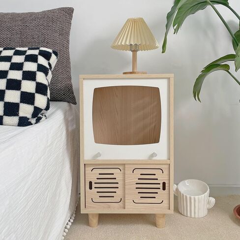 طاولة جانبية Cat House ، 2 في 1 في 1 Cat Cat Table مع لوحة الخدش-مركز كبير على طراز TV-TV-اثنين من مستويين ، مناسبة للاستخدام الداخلي ، بجانب السرير. (الجوز ، س) in Kuwait