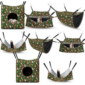 Geelin 8 pack غينيا خنزير أرجوحة أرجوحة ناعمة صغيرة حيوان أليف معلق نفق طائرة طائرة طائرة طائرة طارقة in Kuwait