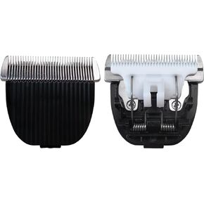 جديد 2x Clipper Blades بديل مناسب لـ Oneisall Low Noise Pet Pet Clipper Grooming Kit Dog Cat Clipper ملحقًا ، من الفولاذ المقاوم للصدأ + شفرات سيراميك in Kuwait