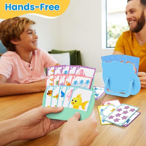 حاملي البطاقات للعب الورق ، حاملان للبطاقات للبالغين وكبار السن ، حامل ألعاب البطاقات المجاني للأيدي من أجل التهاب المفاصل الصغير ، وأحزاب لعبة البوكر سفر عائلة (Blue & Pink) in Kuwait