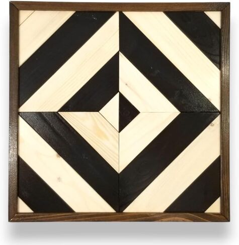 Native Wood Wall Art- Farmhouse Wood Wall Panel - Wood Wall Art Geometric- Rustic Wood Wall Hanging - Wood Wall Art Wooden Aztec Wall Decor Boho Western Wall Decor Farmhouse Home (Geometric, Medium) in Saudi Arabia