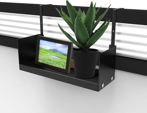 Linone 17 "Office مقصورة الجرف - رف كتب تخزين المقصورة مع السنانير المقصورة لمكتب المنزل ، رف الكتب ومنظم مكتب المكتب المنزلي in Kuwait