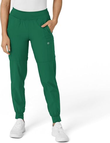 WonderWink W123 Women’s Comfort Waist Cargo Jogger Pant — Hunter, X-Large Tall in Saudi Arabia