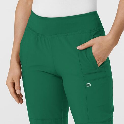 WonderWink W123 Women’s Comfort Waist Cargo Jogger Pant — Hunter, X-Large Tall in Saudi Arabia