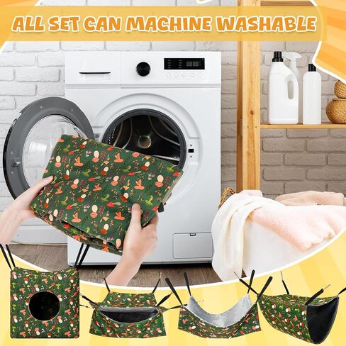 Geelin 8 pack غينيا خنزير أرجوحة أرجوحة ناعمة صغيرة حيوان أليف معلق نفق طائرة طائرة طائرة طائرة طارقة in Kuwait