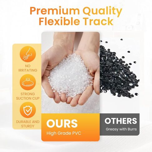 15 Ft Flexible Race Track for Kids with 3 Race Cars and Storage Bag, Simple and Versatile Gameplay, Safe and Durable Materials, Easy to Clean and Store, Birthday Gifts for Kids Age 4-9 (Orange) in Kuwait