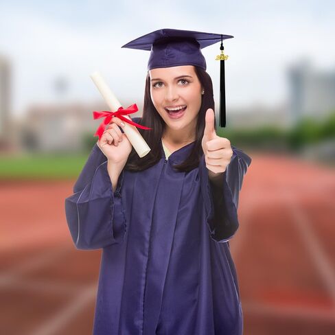 2026 تابع التخرج ، 2026 تاسيل التخرج ، تخرج التخرج الأكاديمي Cap Tassels 2026S مع سحر تاريخ الذهب العام للخريجين ، خريجي التخرج ، زخارف قبعة قبعة ، الأزرق in Kuwait