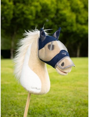LeMieux Hobby Horse Fly Mask - Navy - Minature Replica - Suitable for Ages 3+ in Saudi Arabia