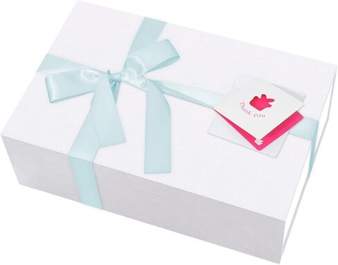 Large White Gift Box,13.75"x9"x4.5", Gift Boxes with Magnetic Lids for Presents Closure Gift Packing for Birthday,Christmas, Halloween,Wedding,Bridal Gifts,Mother's Day Gift Packging in Kuwait