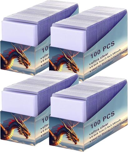 800 Archival Quality 35pt Top Loaders for Trading Cards, Hard Plastic Sleeve Protectors for TCG,OCG, Sports Cards (Baseball, Football, Basketball),400 Rigid Card Holders with 400 Penny Sleeves in Saudi Arabia