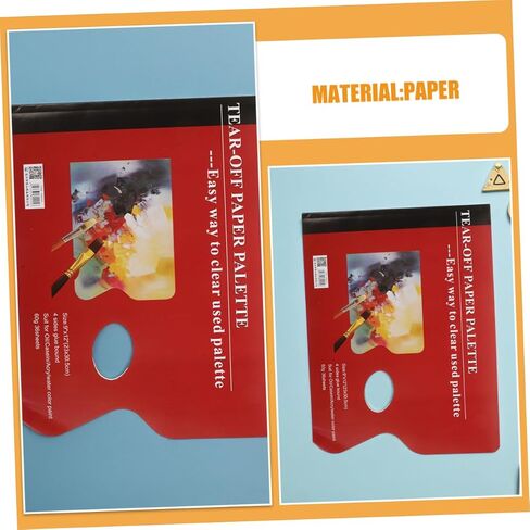 Stobok 2PCS Palette Paper Pads Paper Paper Paper Paper Paint Leaves for Acrylic Watercolor Oil Stept in Kuwait