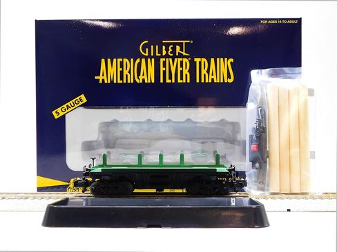 American Flyer Burlington Northern Railroad Log Log Gauge S Car S in Kuwait
