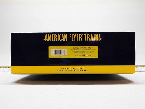 American Flyer Burlington Northern Railroad Log Log Gauge S Car S in Kuwait
