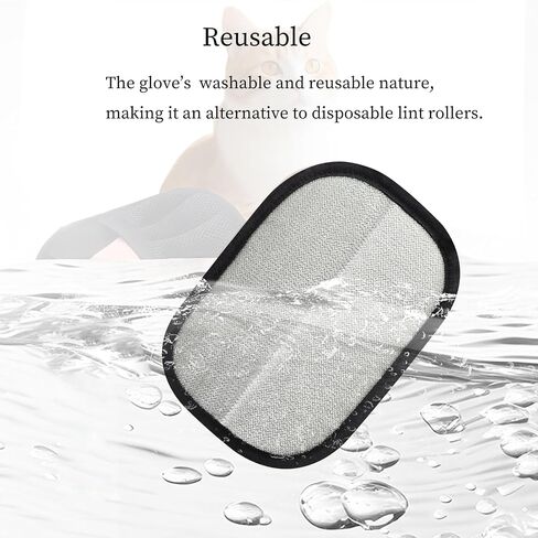 3pc قفاز الشعر للحيوانات الأليفة للقطط والكلاب ، 2025 حديثًا قفازات شعر الحيوانات الأليفة المكونة من خمسة أصابع ، أداة مزيل شعر الحيوانات الأليفة القابلة لإعادة الاستخدام للأثاث ، والسيارة ، والسجاد ، والملابس in Kuwait
