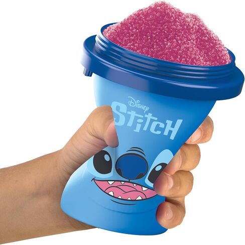 Bandai - Chillfactor - Disney Stitch أو Angel - كوب Slush مع قش - نموذج عشوائي يباع بشكل فردي - صنع الآيس كريم محلي الصنع - ورشة عمل المطبخ الإبداعي للأطفال in Kuwait