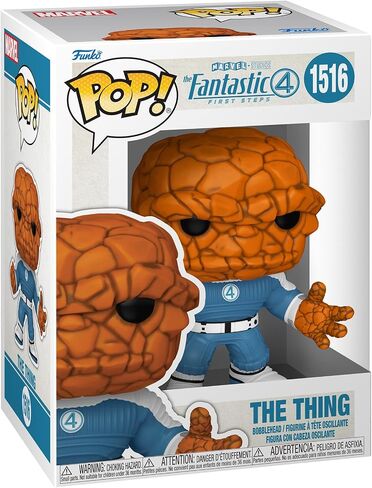 فونكو بوب! Marvel: The Fantastic Four: First Steps - The Thing - Fantastic Four (2025) - رقم فينيل قابل للتحصيل - فكرة الهدية - البضائع الرسمية - ألعاب للأطفال والكبار - مشجعي الأفلام in Saudi Arabia