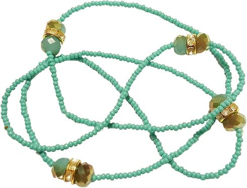 Waist Beads, Beaded Belly Chain, Seed Beads, African Waist Beads, Women's Jewelry, Body Jewelry, Minimalist Jewelry, Women's Body Jewelry, Stretch Bracelet in Saudi Arabia