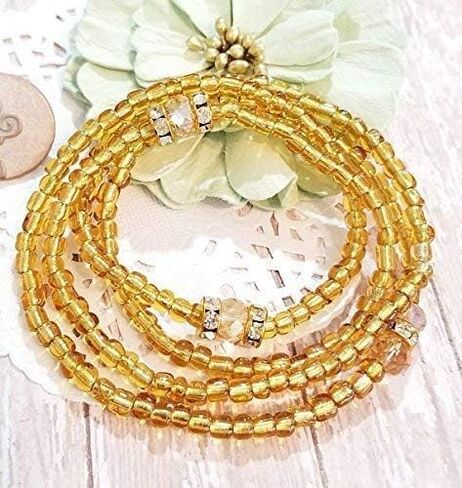 Waist Beads, Beaded Belly Chain, Seed Beads, African Waist Beads, Women's Jewelry, Body Jewelry, Minimalist Jewelry, Women's Body Jewelry, Stretch Bracelet in Saudi Arabia