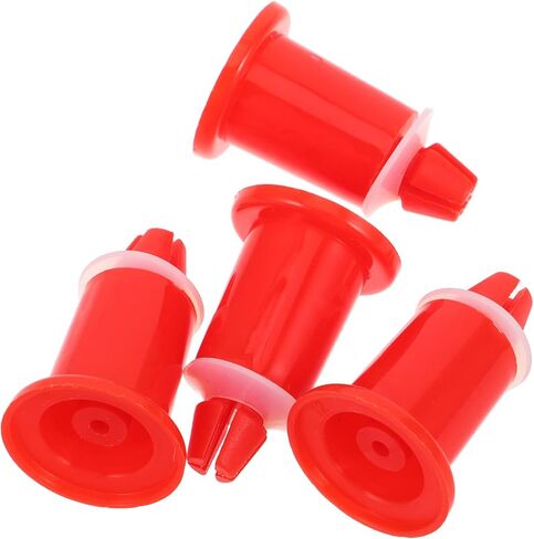 Cabilock 4Pcs Scale Feet Adjustable Weighing Tray Legs for Electronic Scales Compatible with Various Models Quick Installation Durable Plastic in Orange in Saudi Arabia
