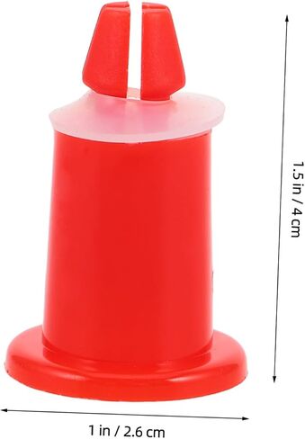 Cabilock 4Pcs Scale Feet Adjustable Weighing Tray Legs for Electronic Scales Compatible with Various Models Quick Installation Durable Plastic in Orange in Saudi Arabia