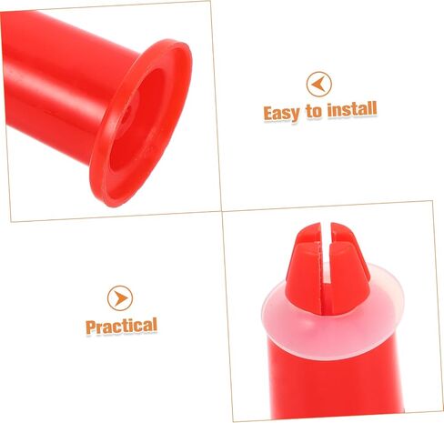 Cabilock 4Pcs Scale Feet Adjustable Weighing Tray Legs for Electronic Scales Compatible with Various Models Quick Installation Durable Plastic in Orange in Saudi Arabia