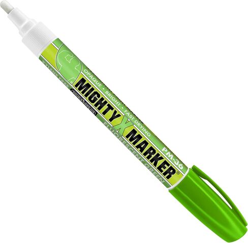 PM-36 Paint Marker, 2.3mm Bullet Tip, Permanent & Waterproof, DIY Crafts, Drawing, Glass, Ceramic, Stone, 6 Bonus Reversible Tips, Made in USA, Fl. Yellow 6 Pack in Kuwait