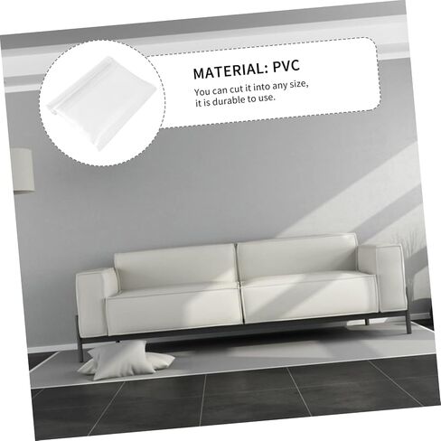Uonlytech Tea Table Mat Chair Mat PVC Floor Protection for Floor Removable Damage Wear in Saudi Arabia