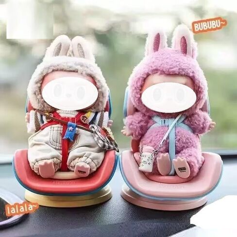 Doll Stand لإكسسوارات Labubu ، دعم حامل عرض الدمية لمدة 4-8 بوصات ، حافظ على Labubu في وضع دائم (أزرق) in Kuwait
