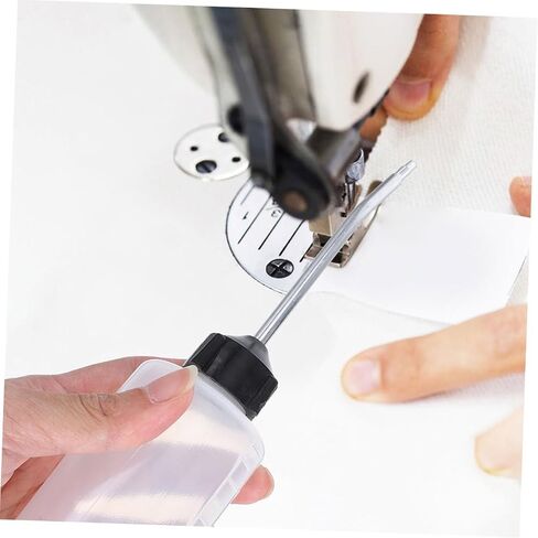 STOBOK 4PCS Machine Machine Oiler: SPOUT Long Metal Spout و Screw-On Cap Audleatator زجاجة لآلات الخياطة الصناعية DIY الحرف الصناعية واحتياجات تزييت الأسرة 120 مل. in Saudi Arabia