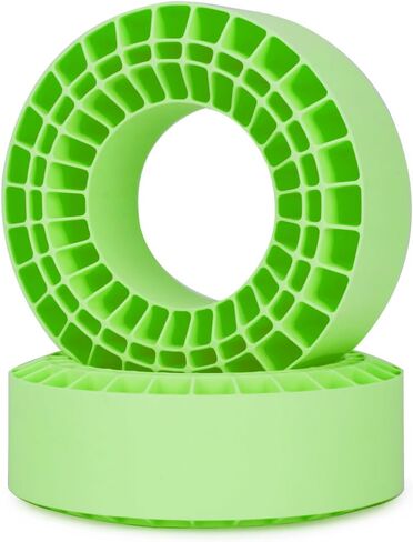 Silicone Rubber Insert Foam for 132-134mm (5.25" OD) 2.2" Tires (Green 4pcs) in Saudi Arabia