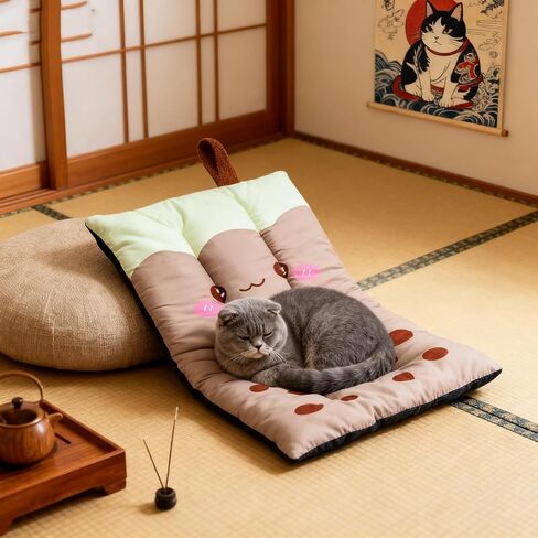 Cat Blanket for Indoor Cats, Warm Calming Kitten & Puppy Beds Washable Small Dog Mat for Crate, Fuzzy Pet Blankets in Saudi Arabia