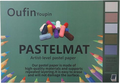 Oufin youpin pastelmat pad pad (21.2x15.3inches) 54 × 39 سم - 600g㎡ - 10sheeps - لون فاتح اللون (لون فاتح (بني فاتح ، بني داكن ، رمادي ، أخضر ، أزرق) ، 39x27 سم (15.3x10.6in)) in Kuwait