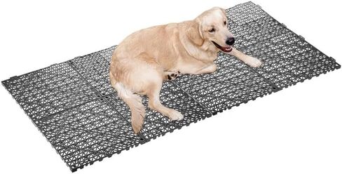 8 PCS Kennel Deck Kennel Flooring for Outdoor Dog Unclosure Dog Abs خارج الكلب بعيدًا عن الأرض (11.8 بوصة*11.8 بوصة) in Saudi Arabia