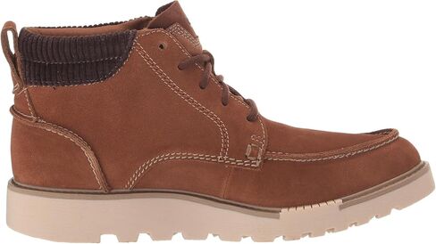 Clarks Men's Barnes Mid Oxford Boot, Black Suede, 8 in Saudi Arabia