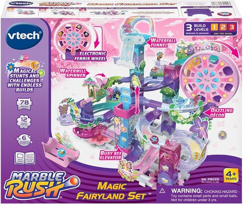 VTech Marble Rush Magic Fairyland Playset with Electronic Ferris Wheel in Kuwait
